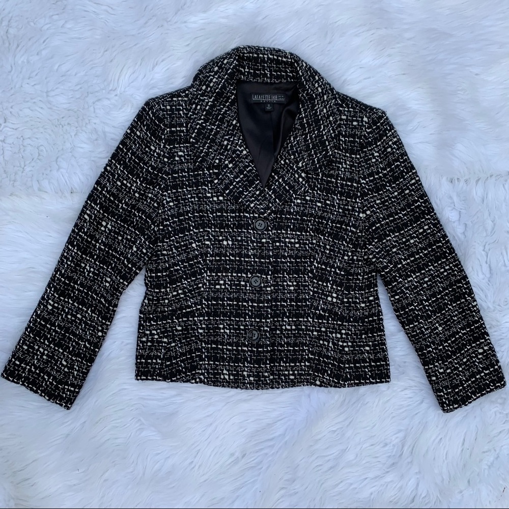 Lafayette 128 Petite Tweed Blazer